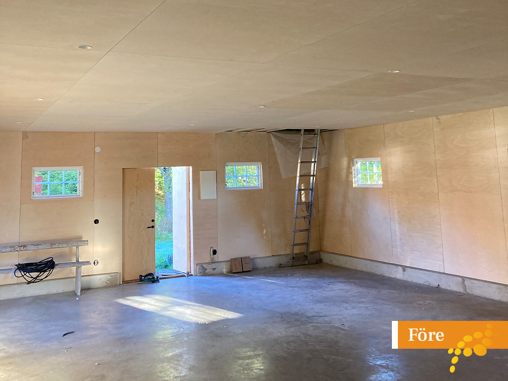 Före-bild inför badrumsrenovering